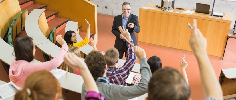 College Professor Lecture Hall