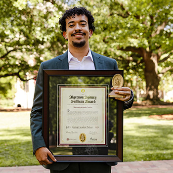 Portrait of Sullivan Award winner Santiago Avendaño Palacio
