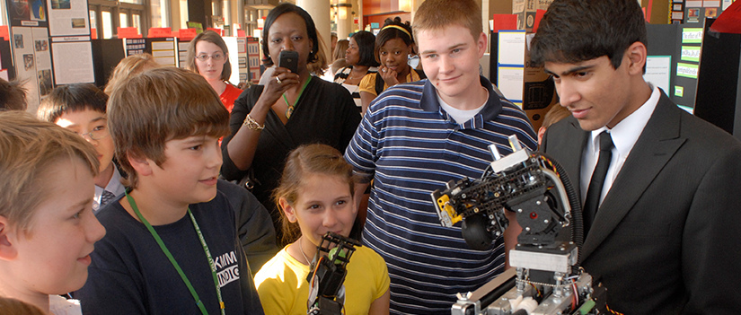 exhibit at the science fair