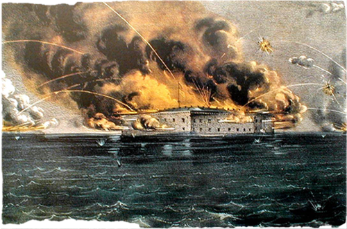Bombardment of Ft. Sumter ftsumter