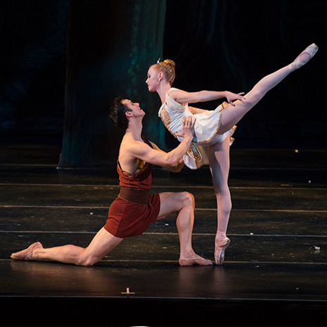 dance students on stage