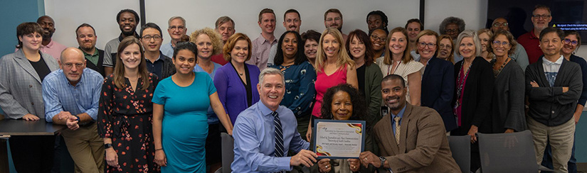 faculty holding award