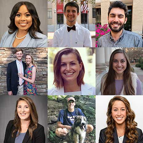 Grid of student portraits