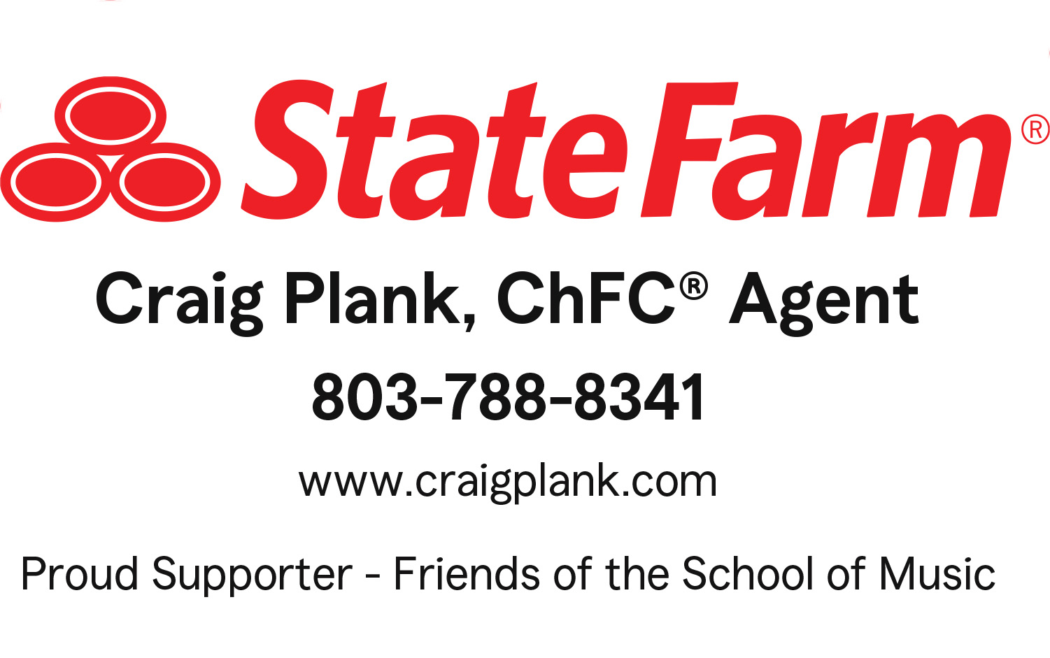 Craig Plank State Farm Logo