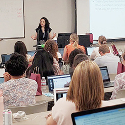 Students in a classroom