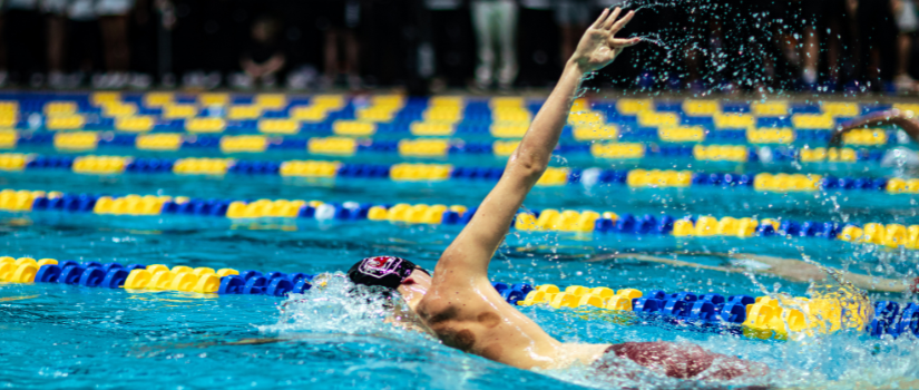Swimmer in a pool