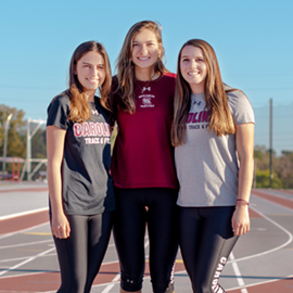 Sarah Riser, Pressley Perry and Rachel Hensler